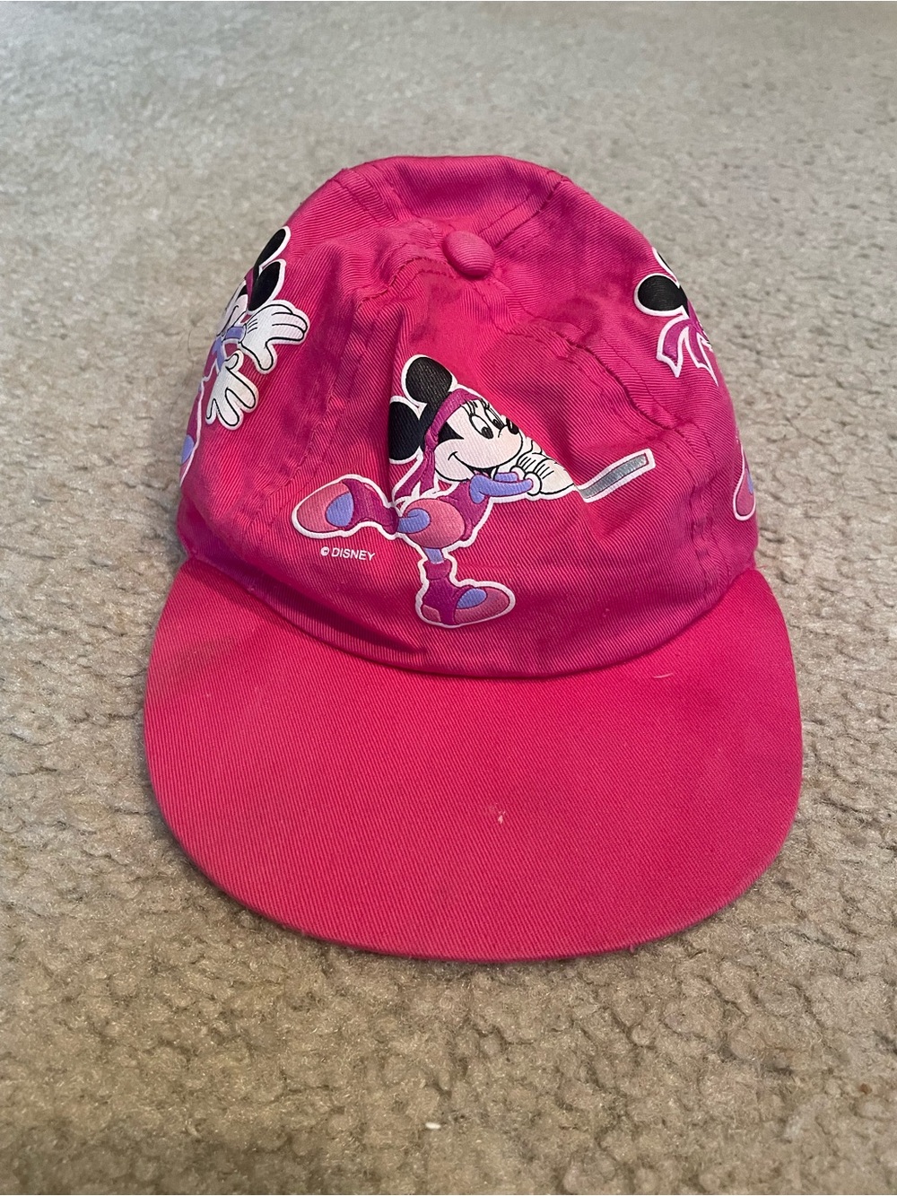 Vintage kids Minnie Mouse baseball hat